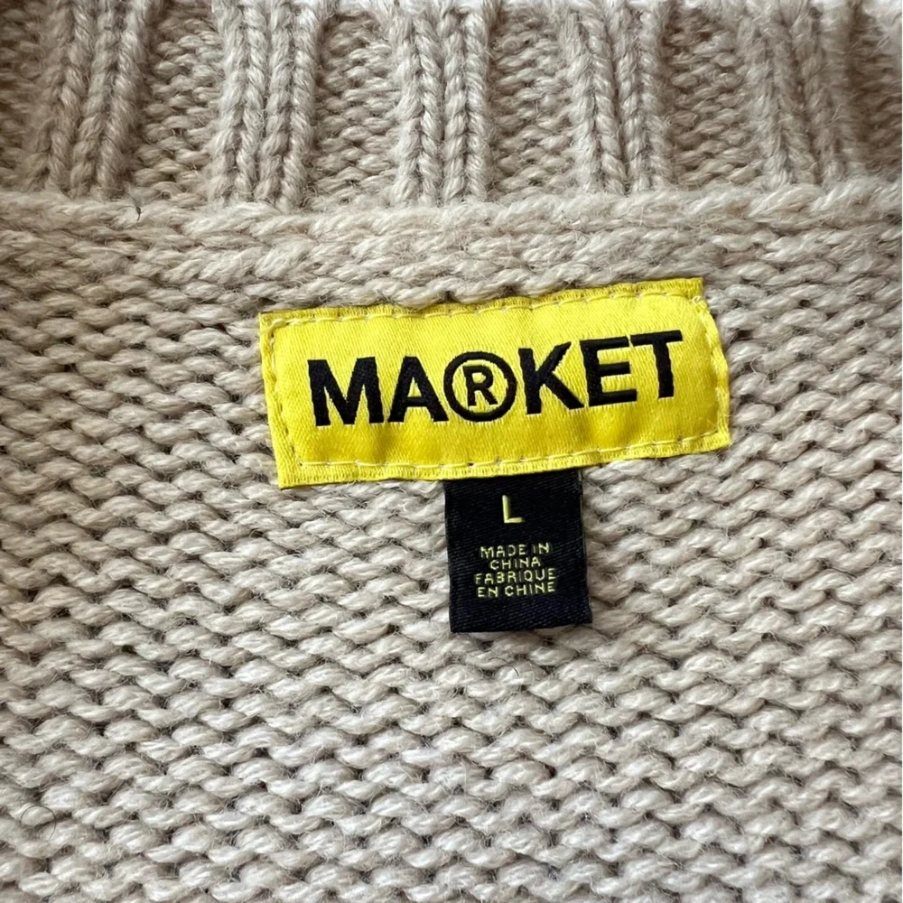 Market Workshop Bear Knit Sweater Size L